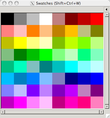 comic book palette